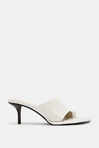 SANDALES À TALONS EN CUIR LIMITED EDITION