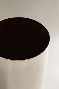 METAL BATHROOM STORAGE JAR