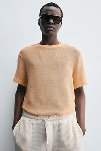 OPEN WEAVE T-SHIRT