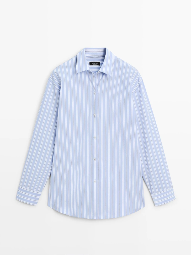 100% cotton striped shirt