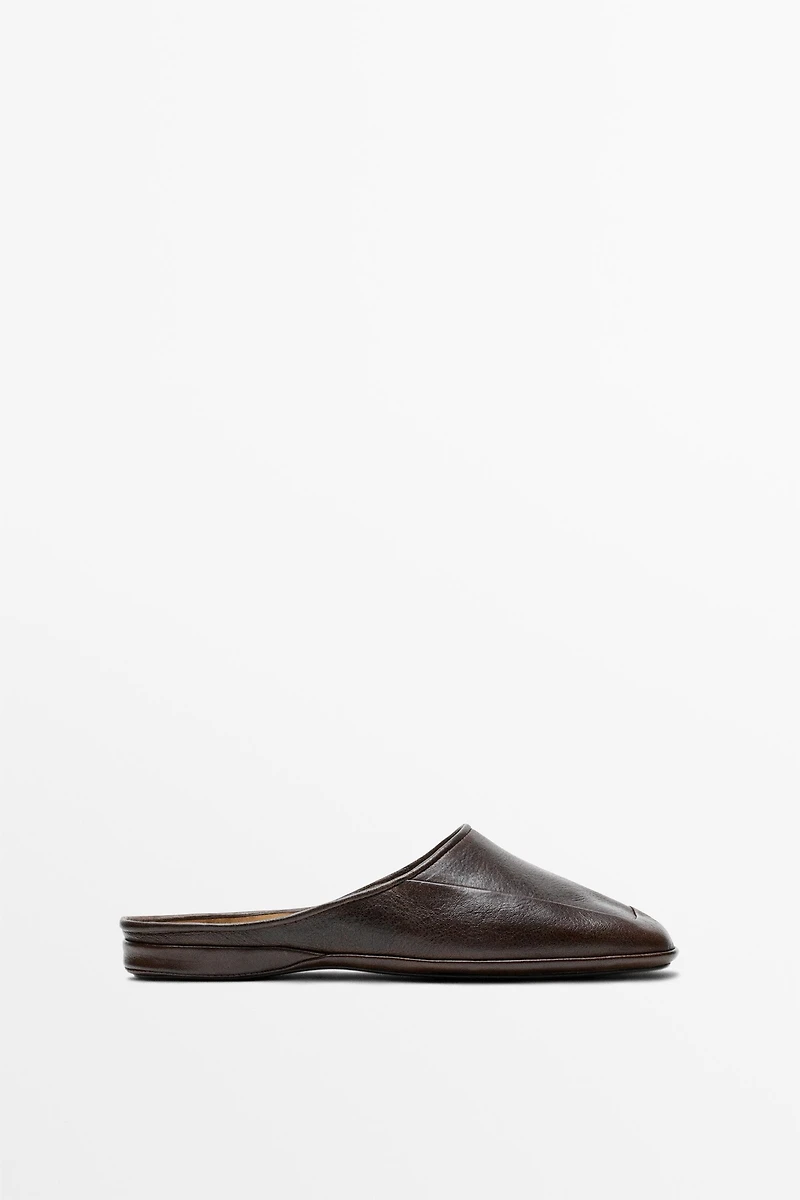Soft leather mules - STUDIO