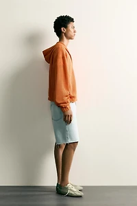 RELAXED FIT MESH OVERSHIRT