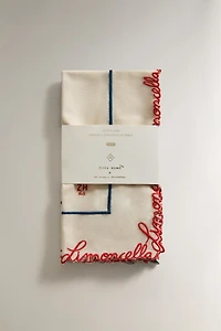 LIMONCELLA COTTON NAPKIN PACK X THE ANIMALS OBSERVATORY (PACK OF 2)