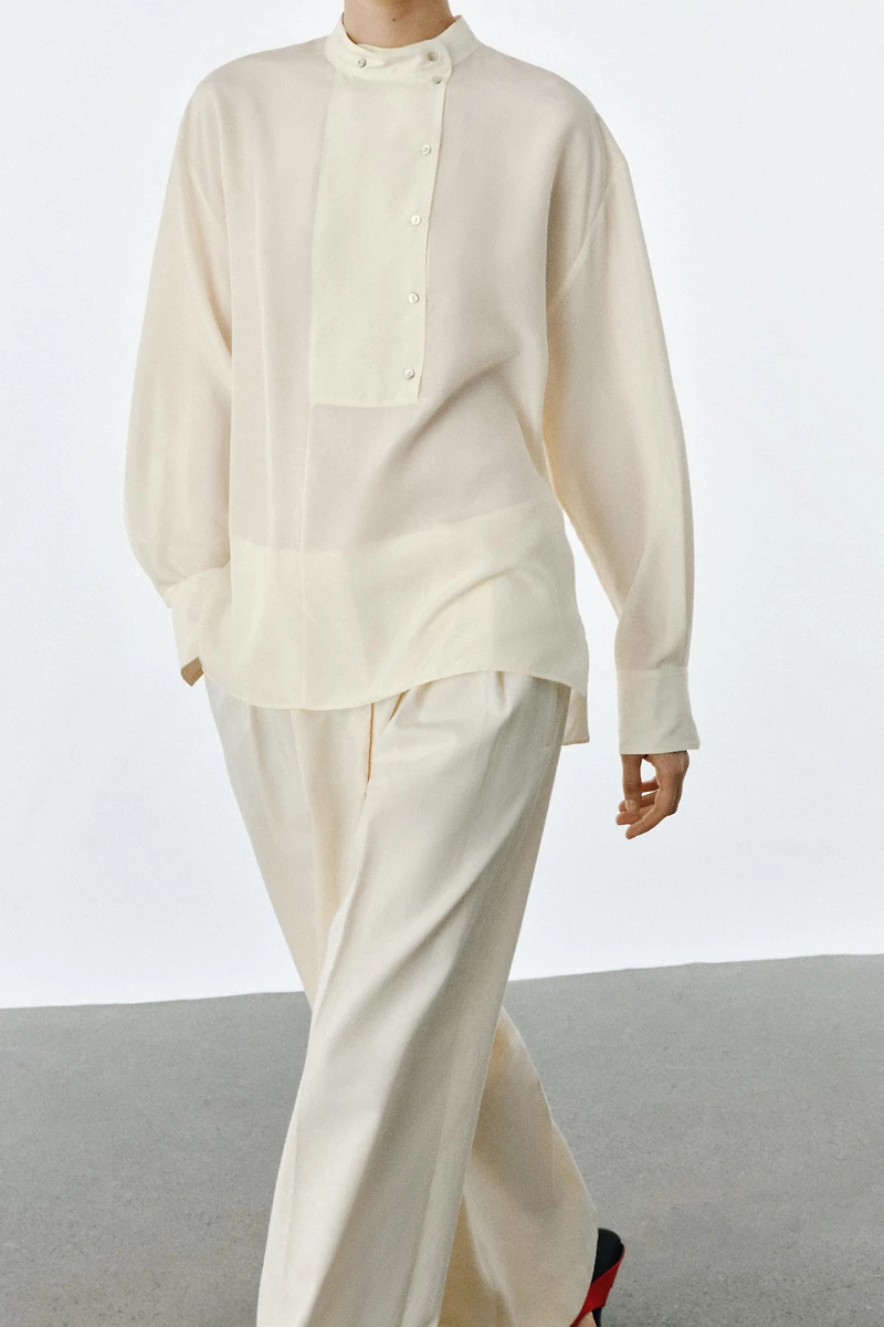 CHEMISE 100% SOIE ZW COLLECTION