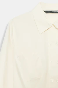 FITTED POPLIN SHIRT