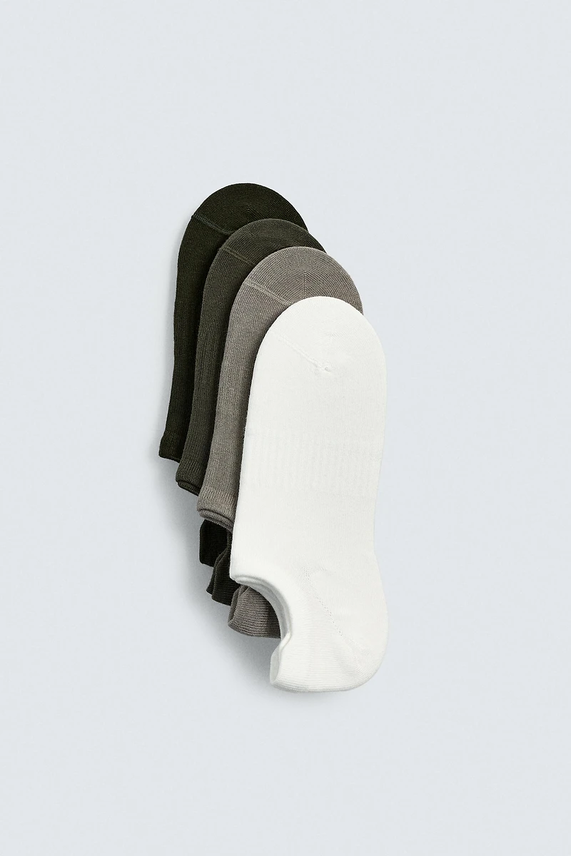 PACK OF 4 INVISIBLE SOCKS
