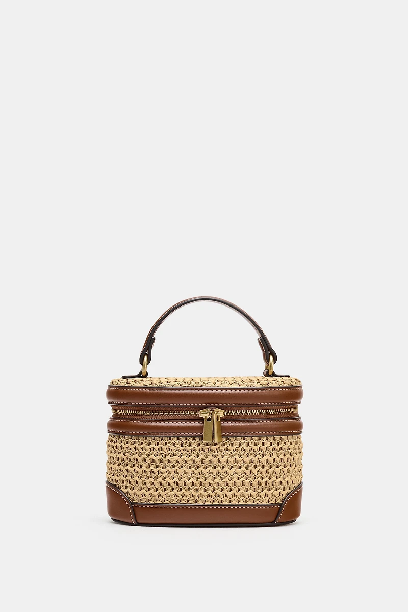 WOVEN VANITY BAG