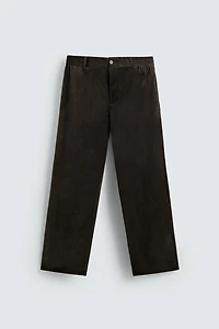 PANTALON STRUCTURÉ EN VELOURS