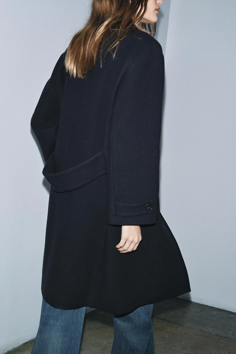 WOOL BLEND COAT ZW COLLECTION