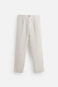100% LINEN SUIT PANTS