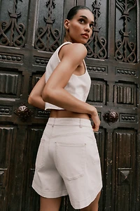 Z1975 DENIM MOM FIT SHORTS