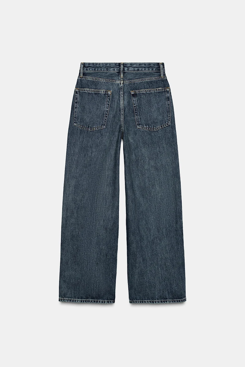 ZW COLLECTION MID-RISE BAGGY JEANS