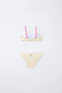 6-14 YEARS/ HELLO KITTY © SANRIO STRIPED BIKINI
