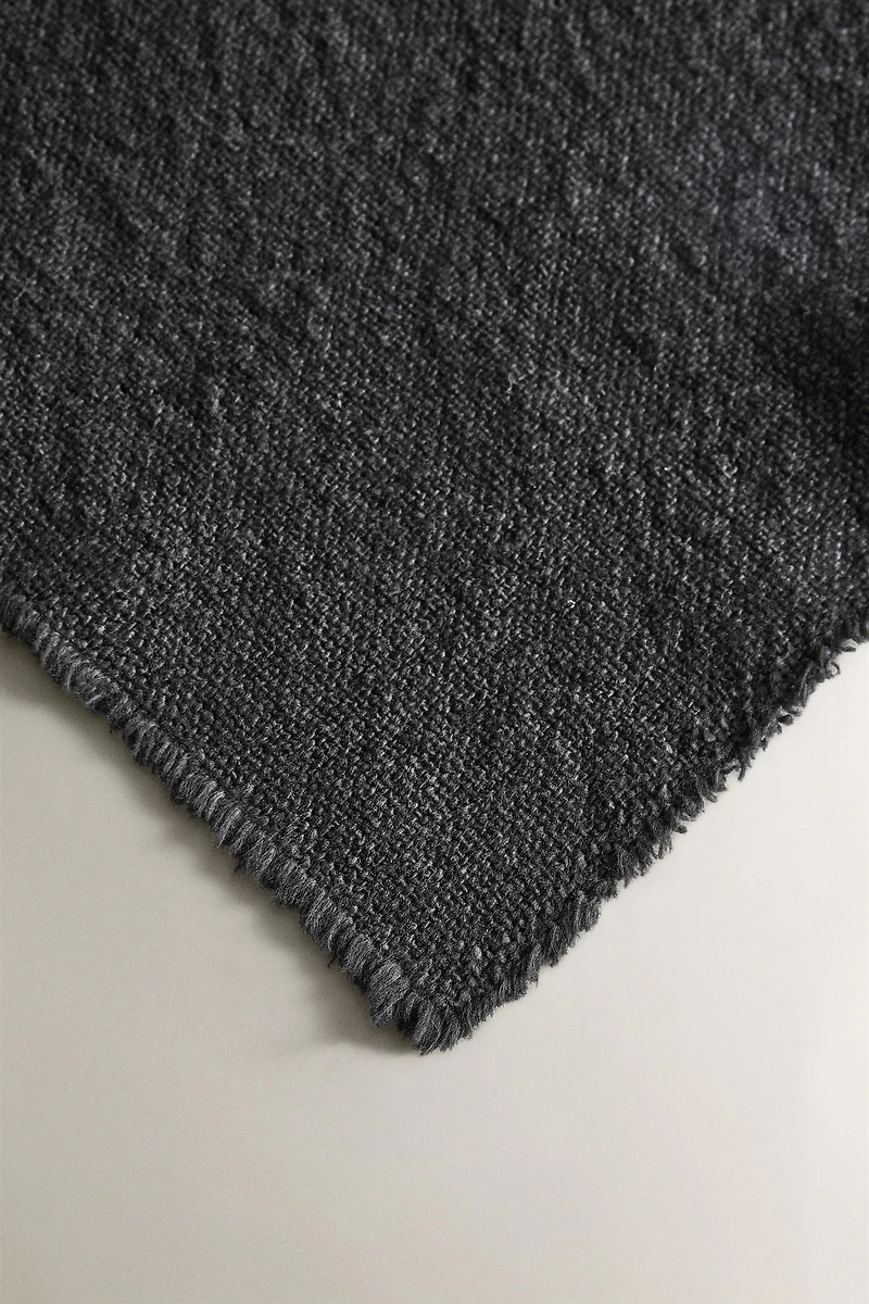 SET DE TABLE LIN BORD EFFILOCHÉ