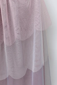 BUTTERFLY FAIRY COSTUME SPARKLY TULLE CAPE
