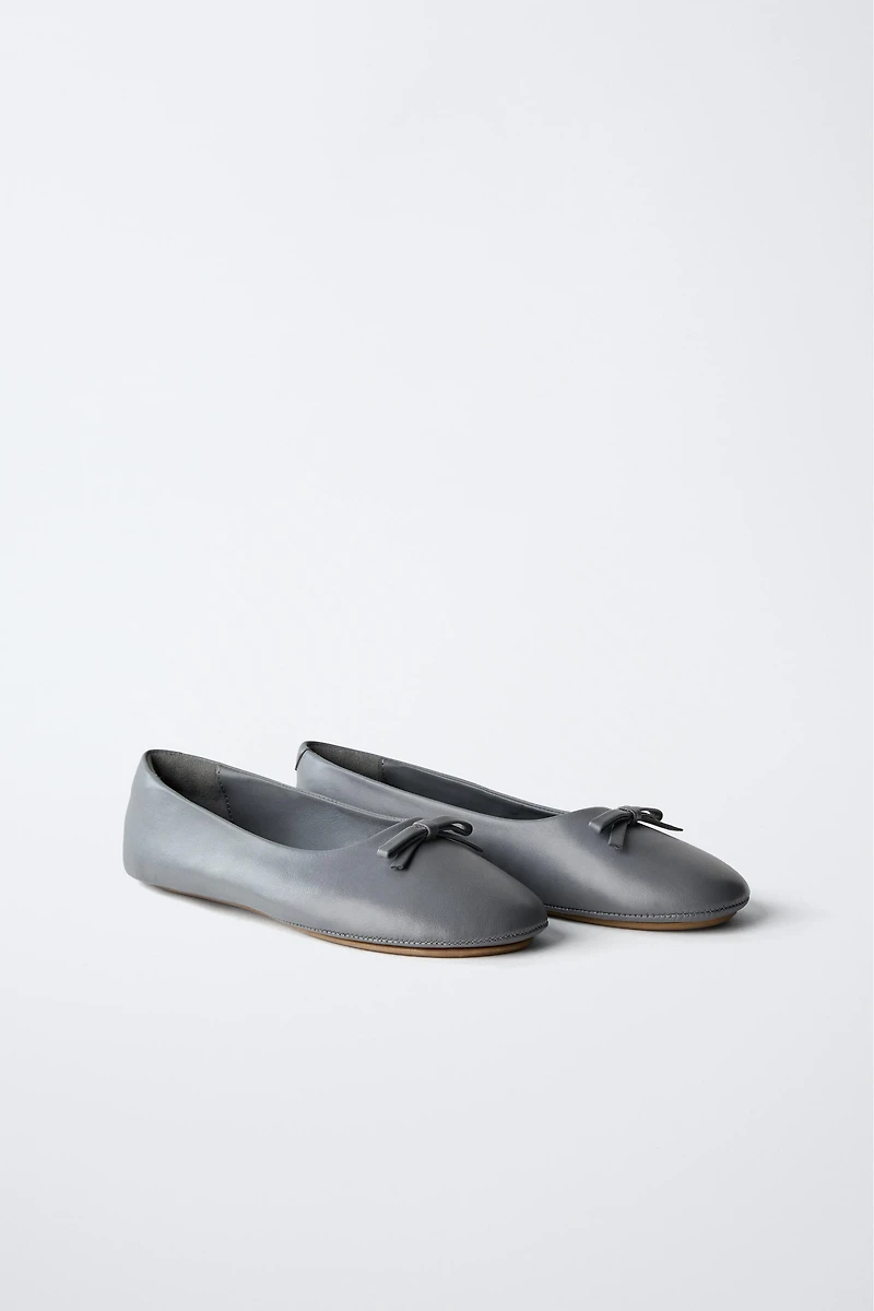 LEATHER BALLET FLATS LIMITED EDITION