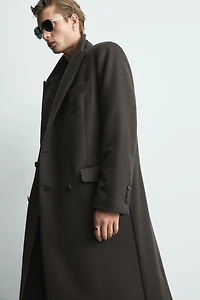 MANTEAU CROISÉ MÉLANGE LAINE MANTECO® ÉDITION LIMITÉE