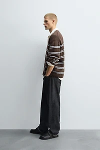 CARDIGAN JACQUARD RAYURES