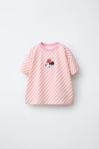 STRIPED RUBBER PATCH MINNIE MOUSE © DISNEY T-SHIRT