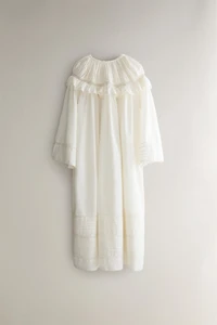 COTTON LACE ROBE