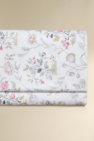 FLORAL SATEEN FLAT SHEET
