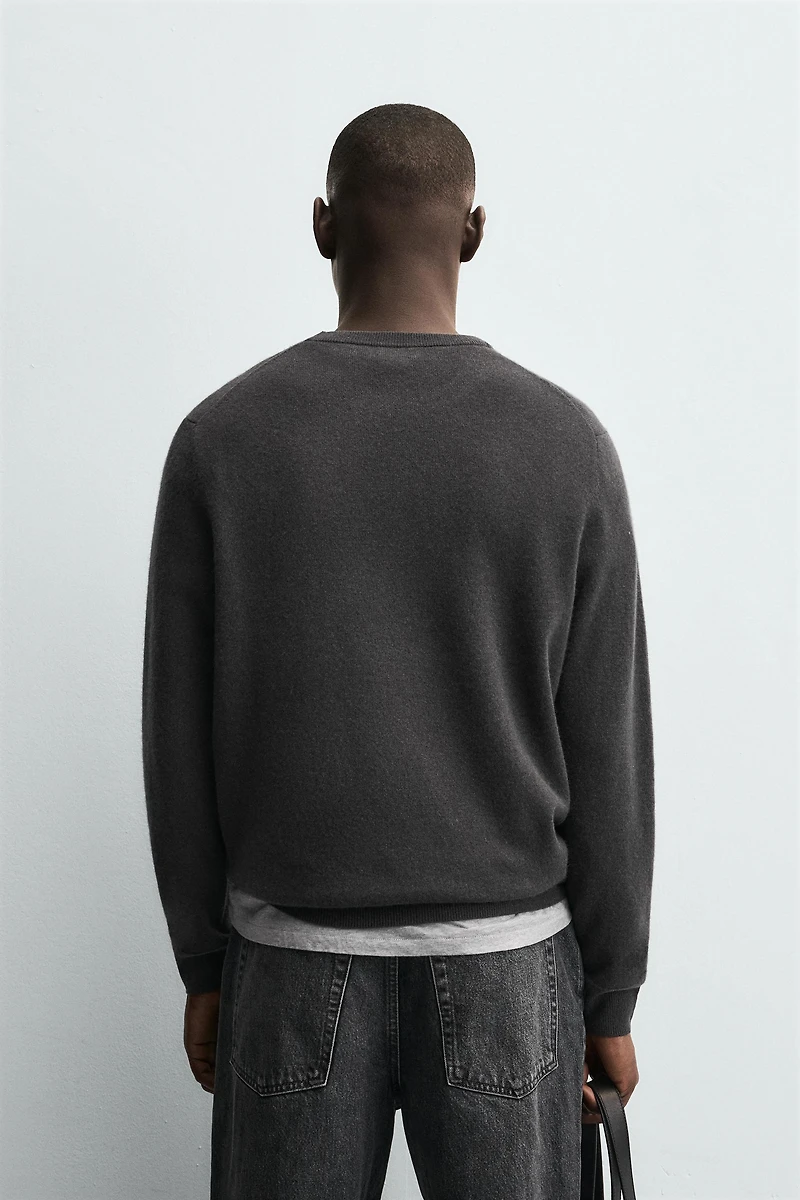 WOOL CASHMERE SWEATER