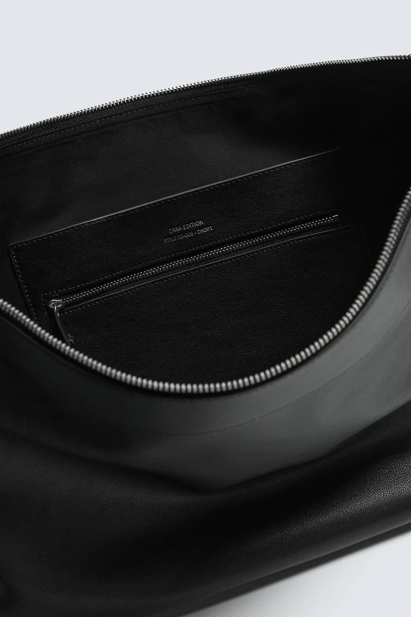 LEATHER SHOULDER BAG