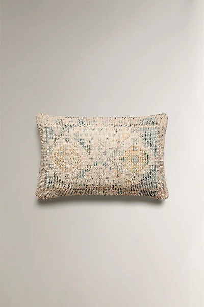 VINTAGE-EFFECT CUSHION COVER