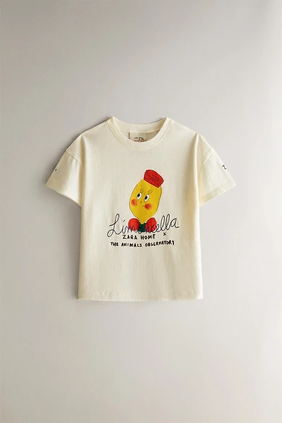 KIDS LIMONCELLA X THE ANIMALS OBSERVATORY T-SHIRT