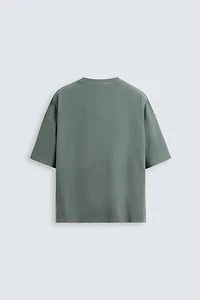 WASHED LIGHT WEIGHT BOXY FIT T-SHIRT