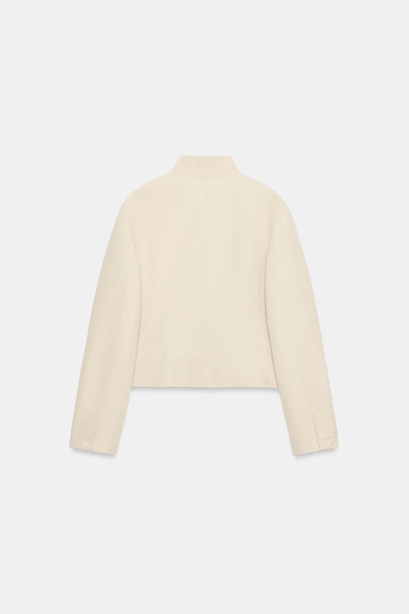 VESTE CROISÉE À BOUTONS