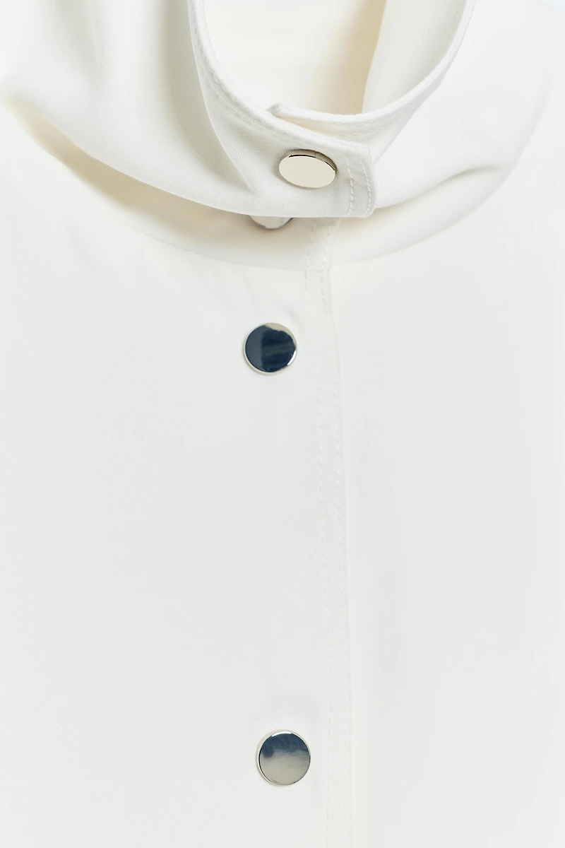 HIGH COLLAR BOMBER JACKET