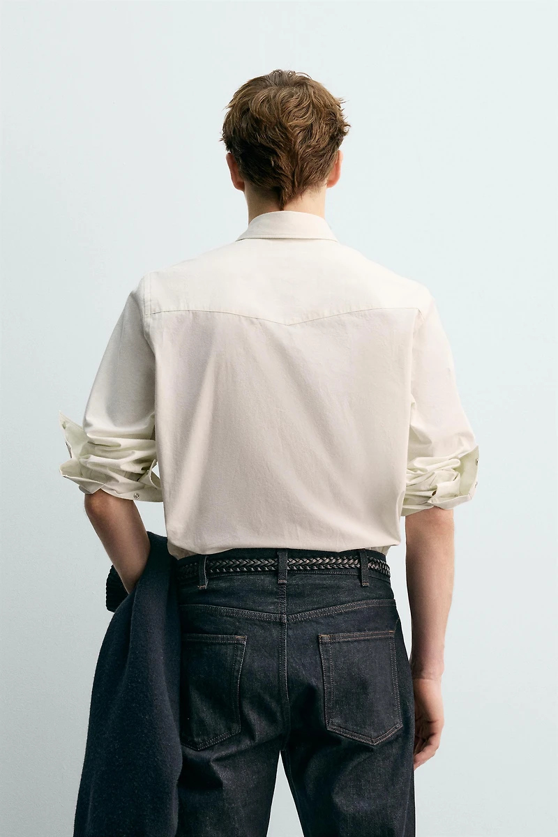 CHEMISE WESTERN AARON LEVINE X ZARA