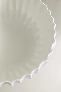 STONEWARE SALAD BOWL WITH RELIEF