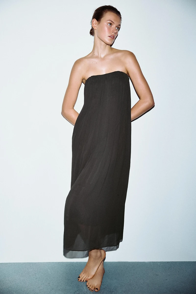 ROBE MI-LONGUE BUSTIER