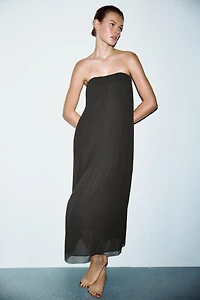 ROBE MI-LONGUE BUSTIER