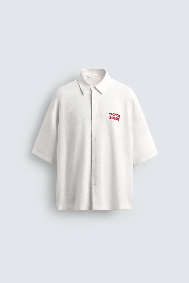 CHEMISE RELAXED FIT À IMPRIMÉ FRUITS