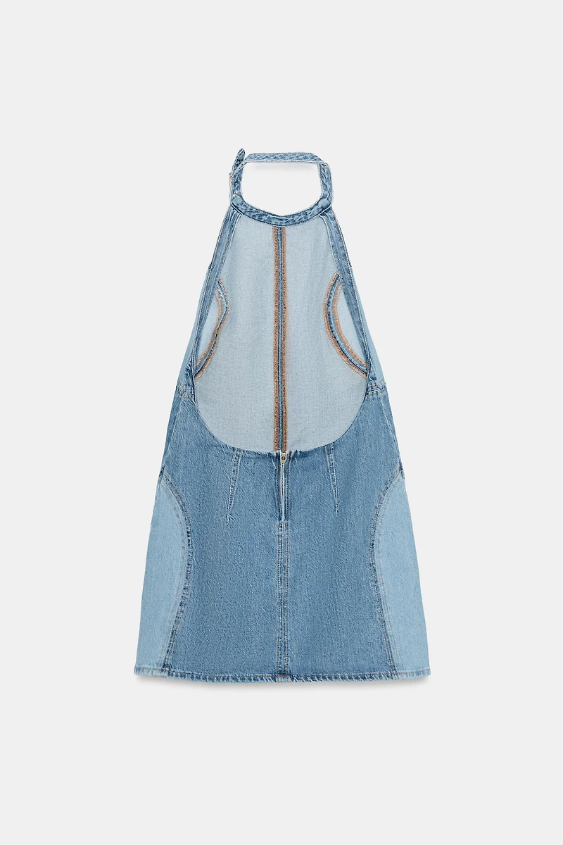 Z1975 OPEN-BACK MINI DRESS