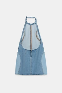 Z1975 OPEN-BACK MINI DRESS
