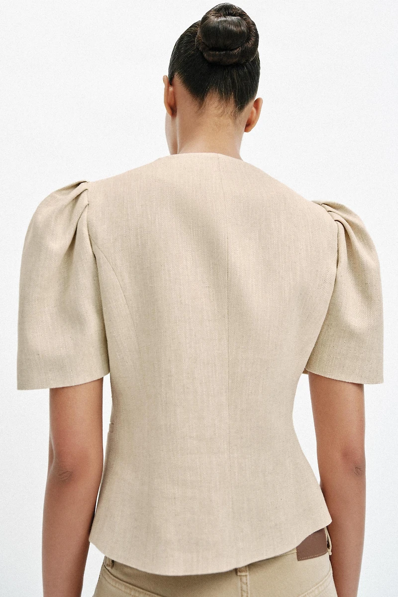 PUFF SLEEVE BLAZER