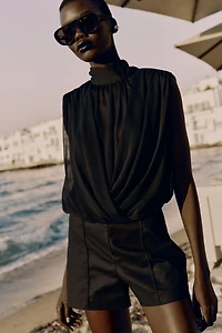 DRAPED BALLOON TOP