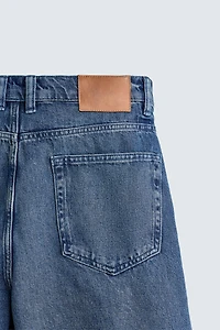 WAXED FINISH STRAIGHT FIT JEANS