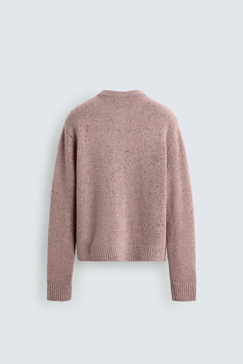 CARDIGAN EN LAINE BOTONATO