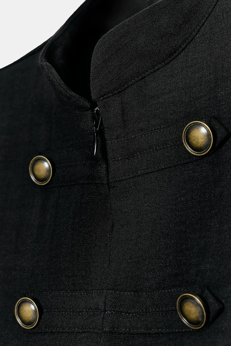 CHEMISE BOUTONS SANS MANCHES