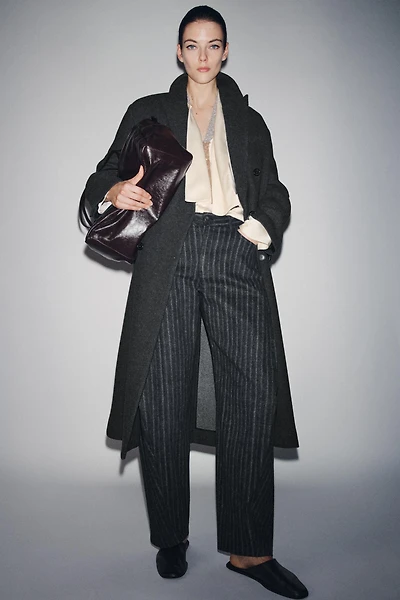 ZW COLLECTION STRIPED BALLOON PANTS