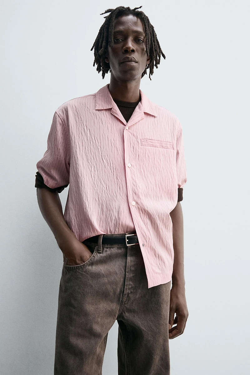 FLOWY STRIPED SHIRT