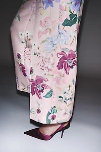 FLORAL PRINT PANTS