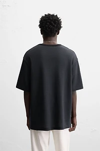 STRIPED JACQUARD T-SHIRT