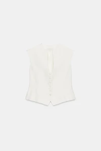 COVERED BUTTON TOP