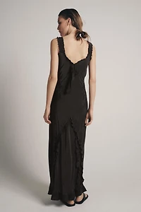 EMBROIDERED LONG DRESS ZW COLLECTION